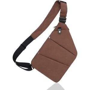 Anti Theft Crossbody Travel Bag Mens Womens Sling Bag Large Capacity